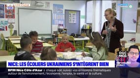 Nice: les écoliers ukrainiens s'intègrent bien 