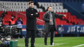 Mauricio Pochettino et Niko Kovac, à Paris le 21 février 2021