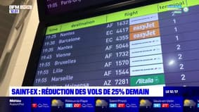 Lyon: les vols réduits de 25% demain à l'aéroport