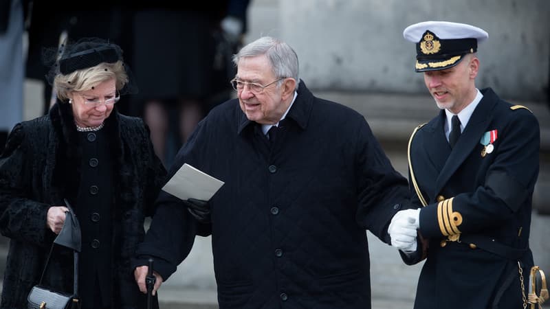 L'ancien roi Constantin II, ici au Danemark en 2018.