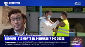 Le coronavirus fait 812 morts en Espagne en 24 heures
