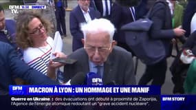 Hommage à la Résistance française: Claude Bloch, rescapé d'Auschwitz et de la prison de Montluc, "satisfait" de l'hommage d'Emmanuel Macron