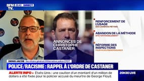 Selon Denis Jacob (Alternative police CFDT), les annonces de Castaner suscitent un "tollé dans les commissariats"