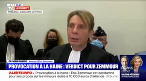 Éric Zemmour condamné pour provocation à la haine raciale: son avocat regrette une "dénaturation" de ses propos