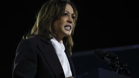 Kamala Haris lors d'un discours à Washington le 29 octobre 2024