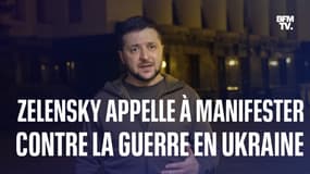 Un mois après le début de la guerre en Ukraine, Zelensky appelle à des manifestations de soutien