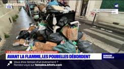 Marseille: les éboueurs en grève, les poubelles débordent avant l'arrivée de la flamme olympique