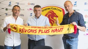 Emmanuel Da Costa, Mohamed Tria et Nicolas Gagneux du Sporting Club de Lyon
