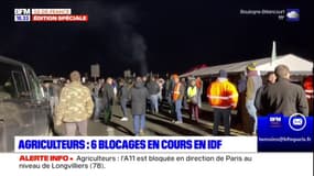 Colère des agriculteurs: l'autoroute A6 bloquée ce lundi soir dans l'Essonne