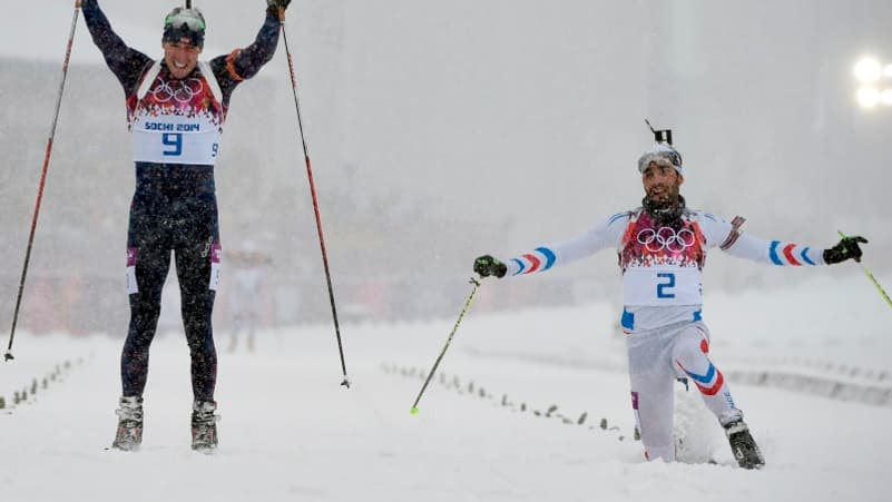 Emil Svendsen lève les bras Emil Svendsen lève les bras