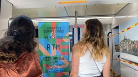 Le nouveau métro marseillais visité lors des Journées du patrimoine 2024. 