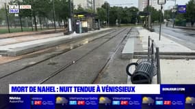 Mort de Nahel: une nuit tendue à Vénissieux, une station de tramway détruite