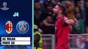 AC Milan - PSG : La tête magnifique de Giroud pour donner l'avantage aux Rossoneri (2-1)