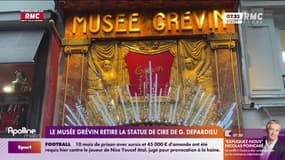 Le musée Grévin retire la statue de cire de G. Depardieu