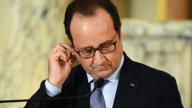 François Hollande à Lima, au Pérou, le 23 février.
