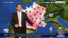 La météo pour ce mercredi 1er mai 2019