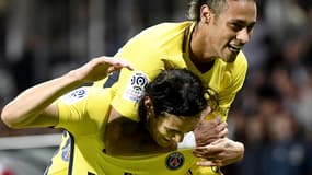 Neymar et Edinson Cavani sont nommés aux Trophées UNFP