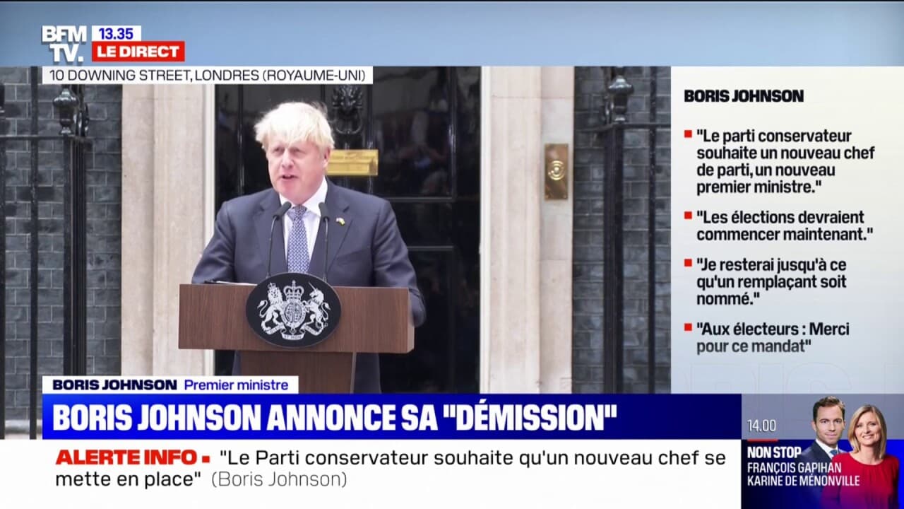 Boris Johnson: "Merci au peuple britannique de m'avoir conféré ce privilège immense"