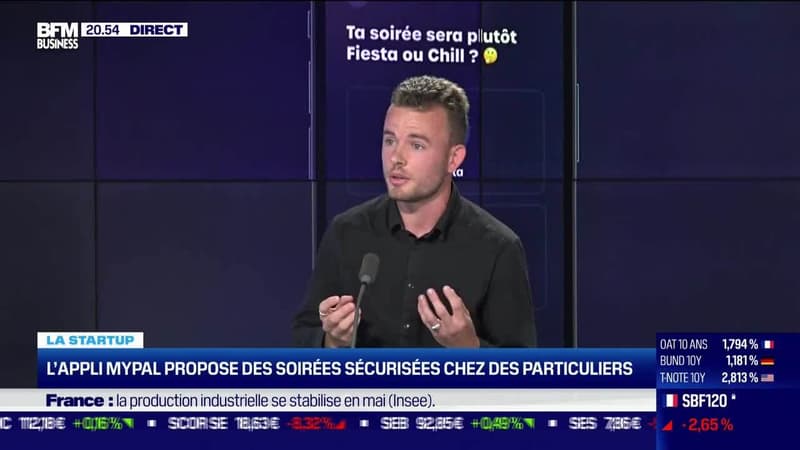 Loris Helleux (MyPal) : L'appli MyPal propose des soirées sécurisées chez des particuliers - 05/07