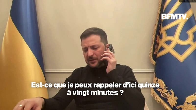 Volodymyr Zelensky interrompu en pleine interview par Emmanuel Macron