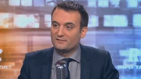 Florian Philippot, vice-président du Front National, ce lundi chez Jean-Jacques Bourdin.