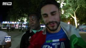 Les réactions des supporters à l'issue d'Allemagne - Italie