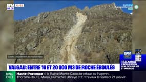 Hautes-Alpes: "entre 10 et 20.000 mètres cube de roches" sont tombés dans le Valgaudemar