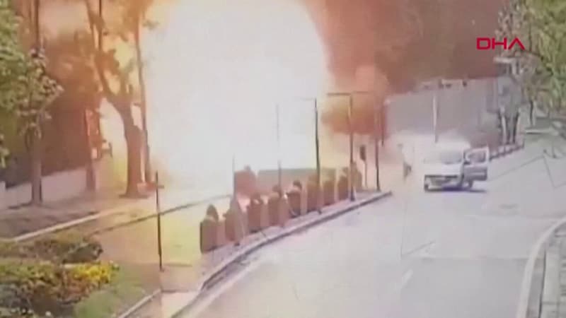 Attaque à la bombe à Ankara: les images de l'explosion près du parlement turc