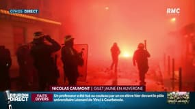 Nicolas, "gilet jaune" en Auvergne: "Les actions, à répétition, violentes, je ne suis pas forcément pour"  