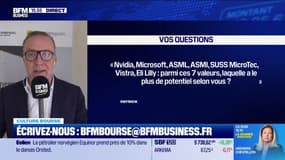 Culture Bourse : « Parmi ces 7 valeurs, laquelle a le plus de potentiel selon vous ? NVIDIA, MICROSOFT, ASML, ASMI, SUSS MICROTEC, VISTRA, ELI LILLY » par Julie Cohen-Heurton - 07/10