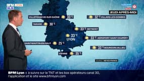 Météo Rhône: températures élevées ce jeudi et retour des nuages en fin de journée