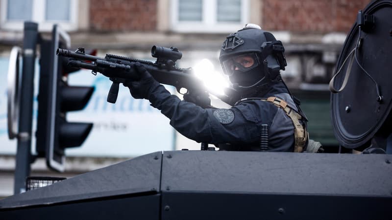 Un membre du Raid à Lille (illustration). 