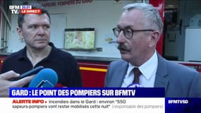Incendie dans le Gard: "La situation est toujours très tendue", affirme le sous-préfet d'Alès
