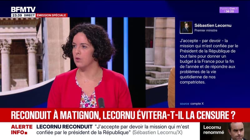 Sébastien Lecornu reconduit : 