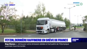 Feyzin, dernière raffinerie en grève de France 