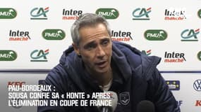 Pau-Bordeaux : Sousa confie sa « honte » après l’élimination en Coupe de France