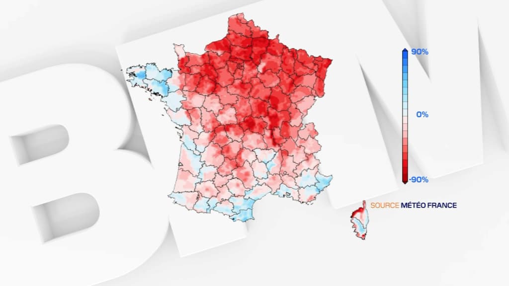 La dernière carte des l'état d'humidification des sols à la date du 28 juillet dernier.
La dernière carte des l'état d'humidification des sols à la date du 28 juillet dernier.