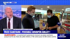 La Parlement autorise le recours à l'utilisation du pass sanitaire jusqu'au 31 juillet 2022