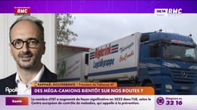 Méga-camions: "Un non-sens pour la sécurité routière", selon Raphaël Doutrebente, président de l'alliance 4F