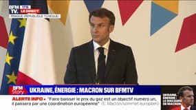 Le fonds spécial pour l'Ukraine sera "doté dans un premier temps de 100 millions d'euros", annonce Emmanuel Macron