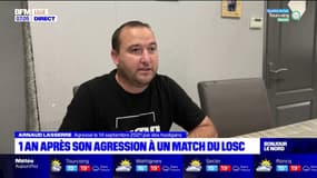 Un an après, il revient sur son agression à un match du LOSC