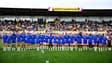 Le XV de France féminin face à l'Afrique du Sud le 7 septembre 2025 à Northampton