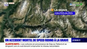 Hautes-Alpes: un homme est mort en pratiquant du speed riding à La Grave