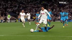La faute de Mbemba lors de Tottenham-OM