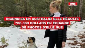 Incendies en Australie: elle récolte 700.000 dollars en proposant des "nudes" contre des dons