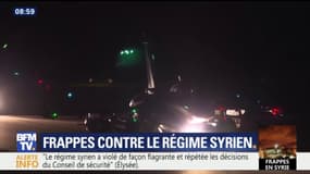 La France, les Etats-Unis et le Royaume-uni ont frappé des cibles du régime syrien