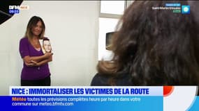 Nice: immortaliser les victimes de la route