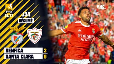 Résumé : Benfica 3-0 Santa Clara – Liga portugaise (J34)