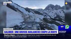 Hautes-Alpes: la route du Galibier fermée en raison d'une avalanche