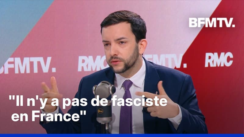 Municipales 2026: "Il n'y a pas de fasciste en France", assure Jean-Philippe Tanguy, député Rassemblement national